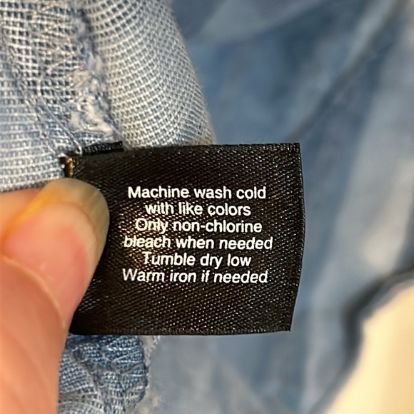 Lane Bryant off-shoulder denim top, size 18/20 - Picture 8 of 8